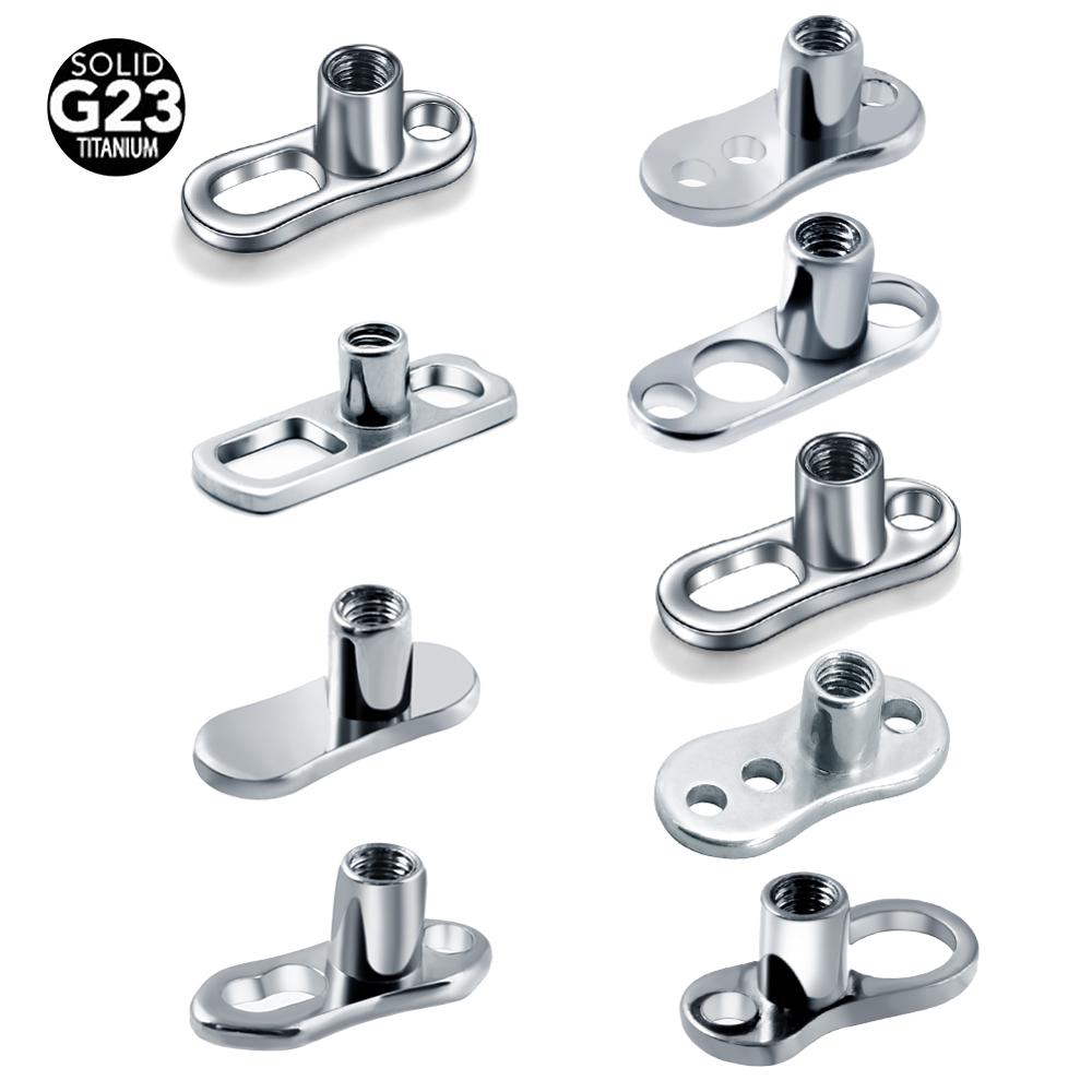 Body Jewelry Dermal - 10 pçs/lote G23 Titânio Micro Piercings