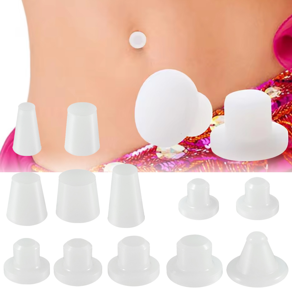 Body Jewelry Repair - 1-50 PEÇAS Plugue de Silicone para