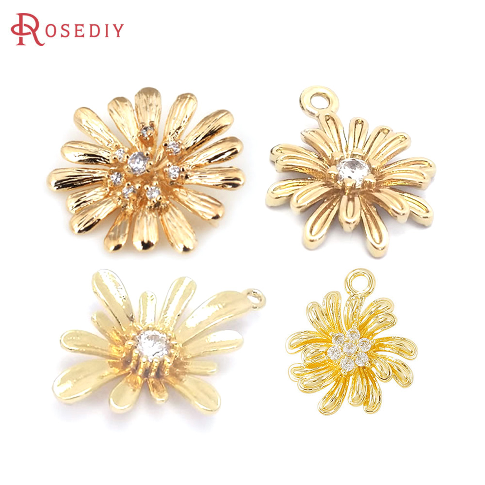 Body Jewelry High Quality - Pingentes de Flor de Girassol em