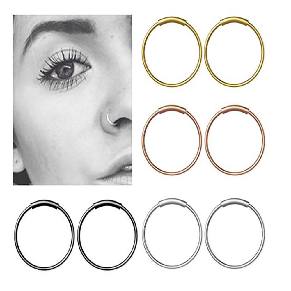 Body Jewelry Lip Ring - 3 peças/lote Argolas Contínuas Sem Costura