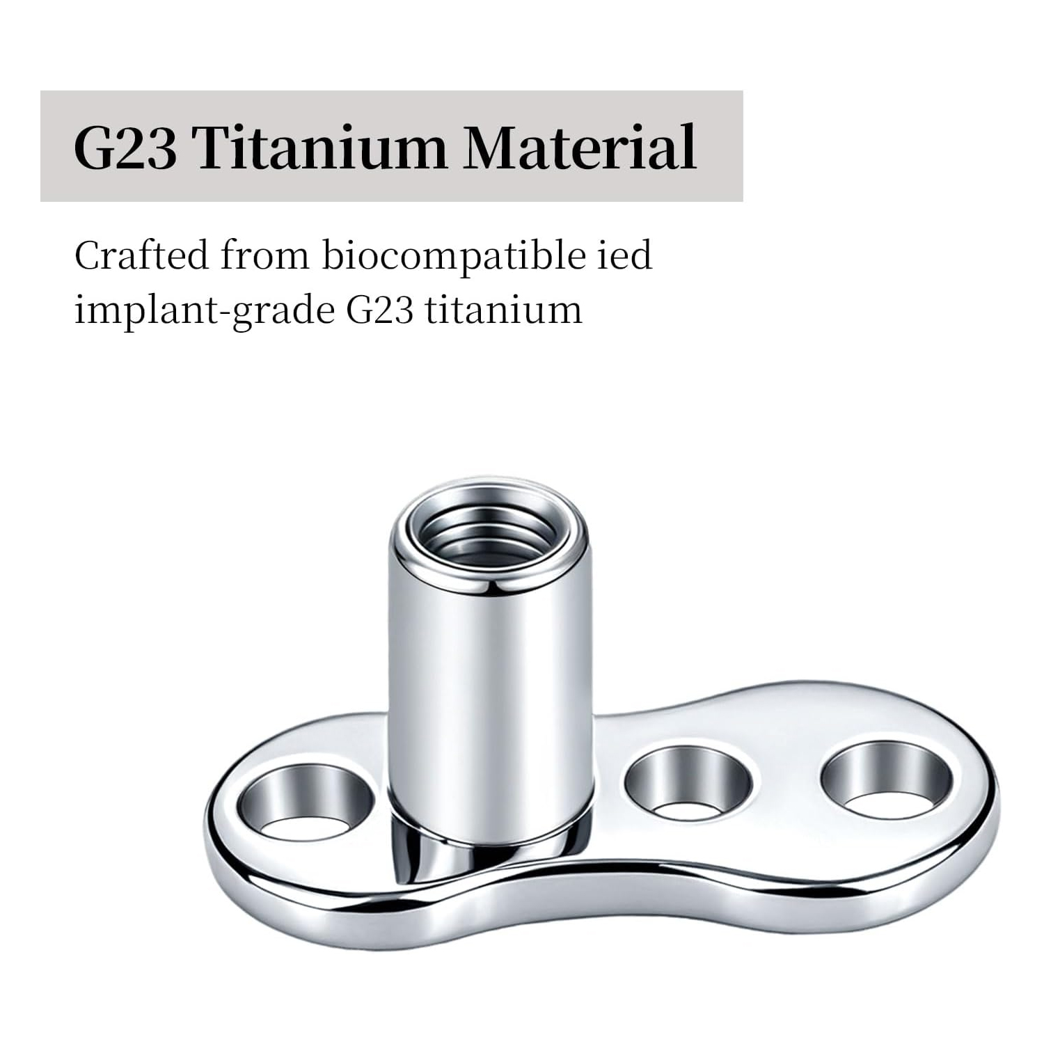 14G Titanium Dermal Tops Micro - Body Jewelry Dermal avaliação e preço