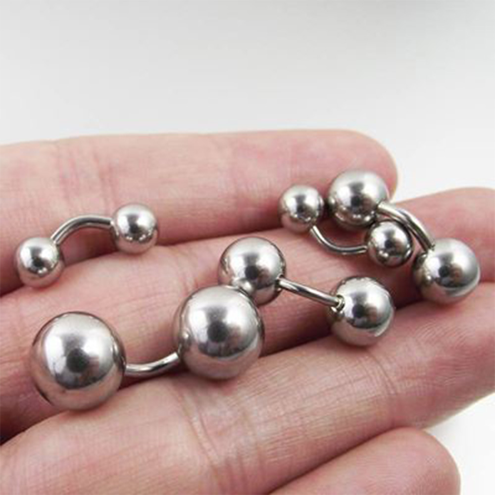 Anel vaginal curto de barra de - Nipple Bar Curved avaliação e preço