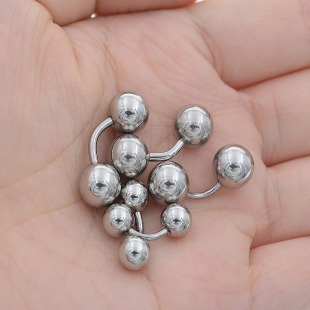 Anel vaginal curto de barra de - Nipple Bar Curved avaliação e preço