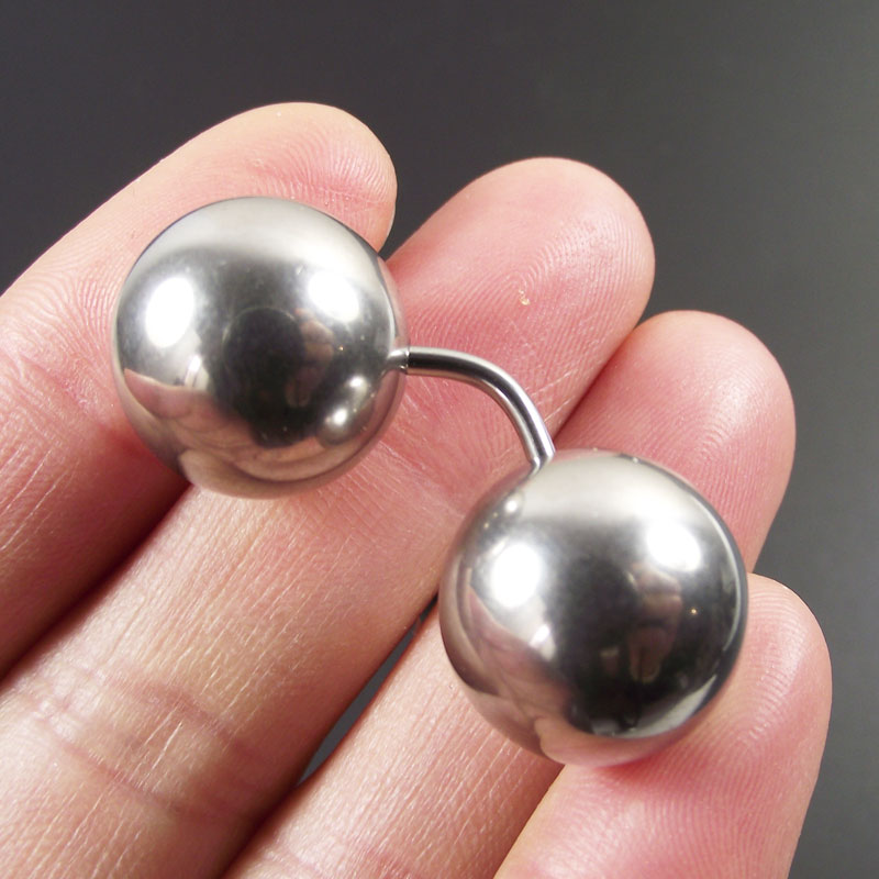 Sayao barra curta bola grande  - Nipple Bar Curved avaliação e preço