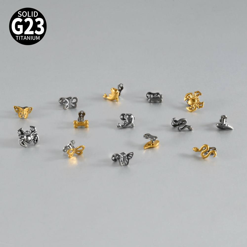 14-1PCS G23 Titânio Puro, Joia - Body Jewelry Dermal avaliação e preço