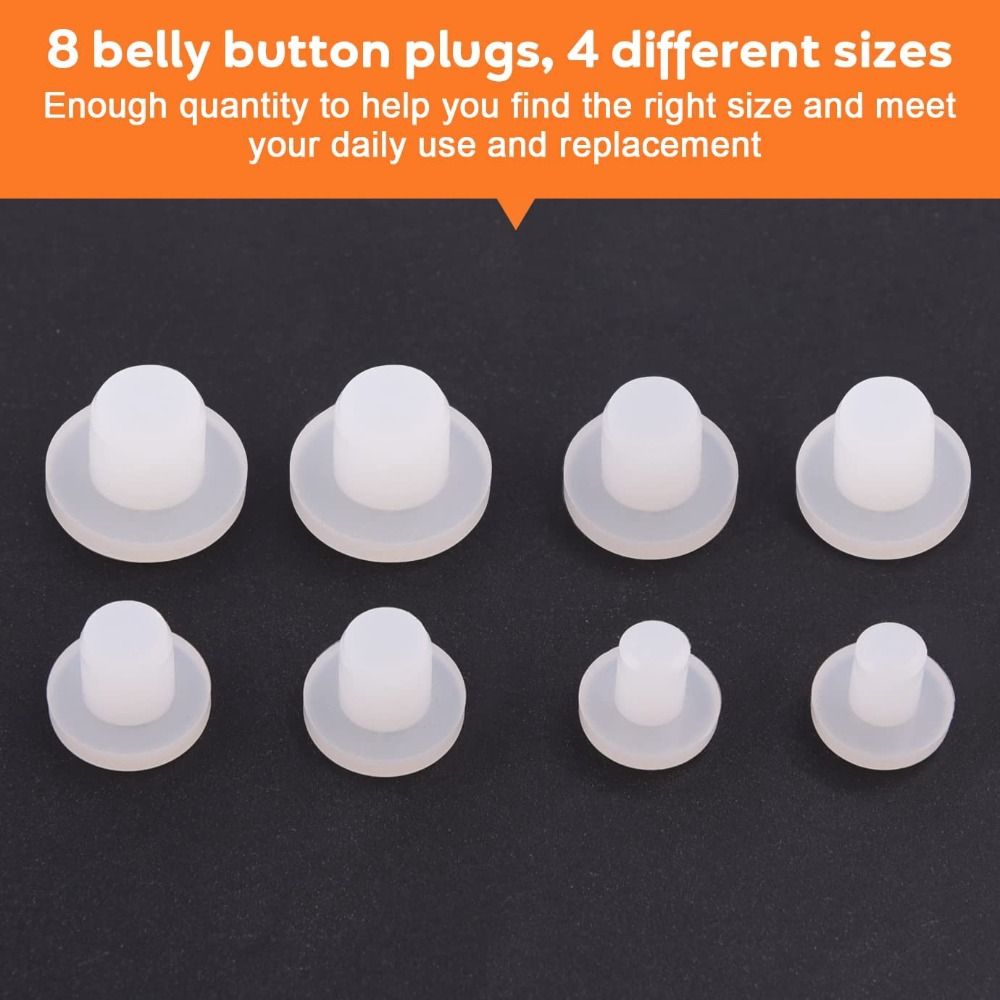 Silicone barriga botão Shaper, - Body Jewelry Repair avaliação e preço