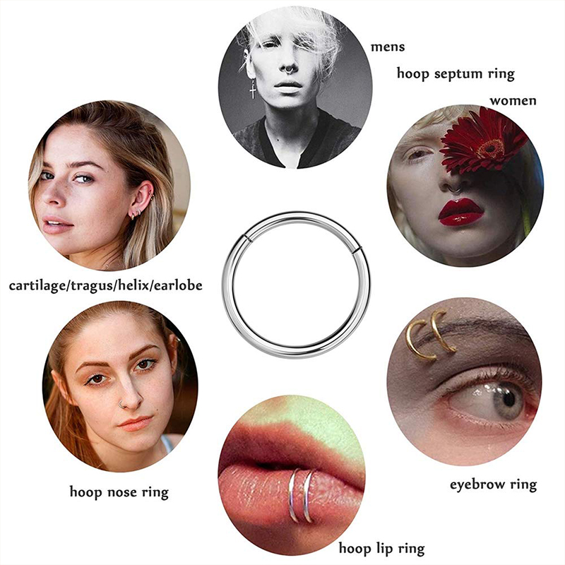 Argolas Articuladas Clicker de - Body Jewelry Lip Ring avaliação e preço