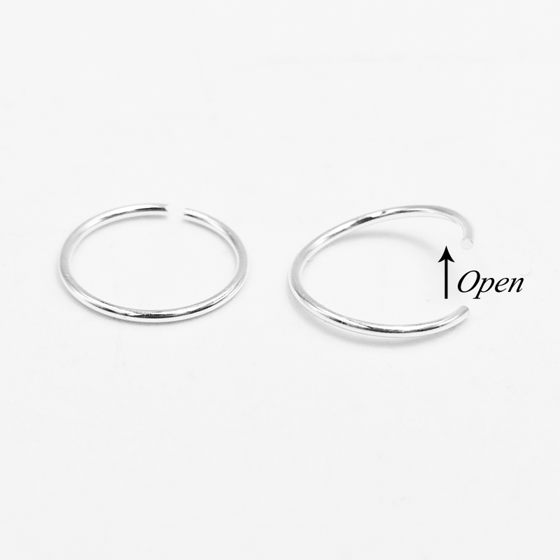 925 prata esterlina nariz anel - Body Jewelry Lip Ring avaliação e preço