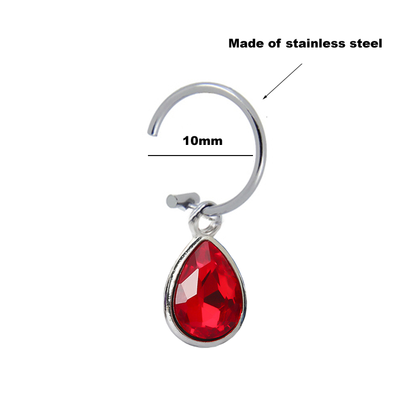 Aço inoxidável Fake Piercing L - Body Jewelry Lip Ring avaliação e preço