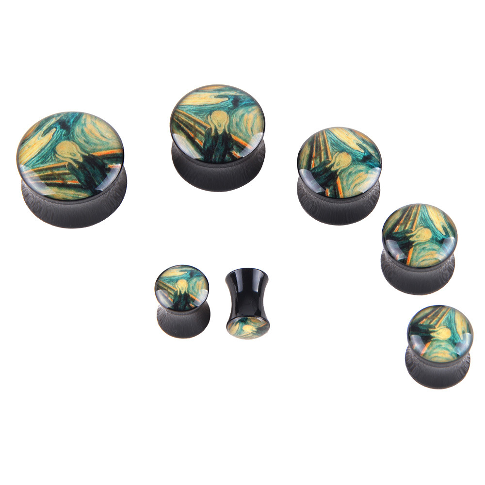 1 par de plugue de orelha de c - Body Jewelry Dermal avaliação e preço