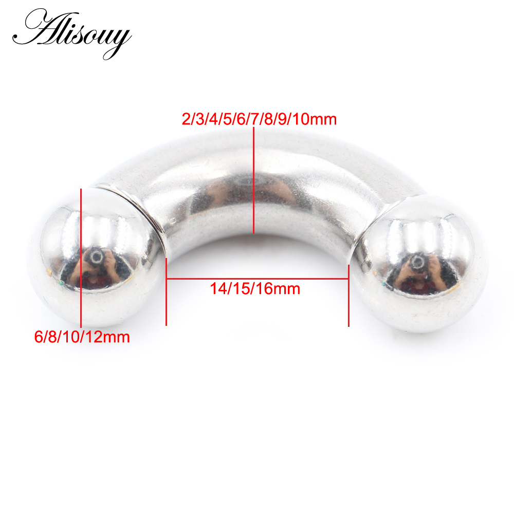 Alisouy 1 peça Aço Inoxidável  - Nipple Bar Curved avaliação e preço
