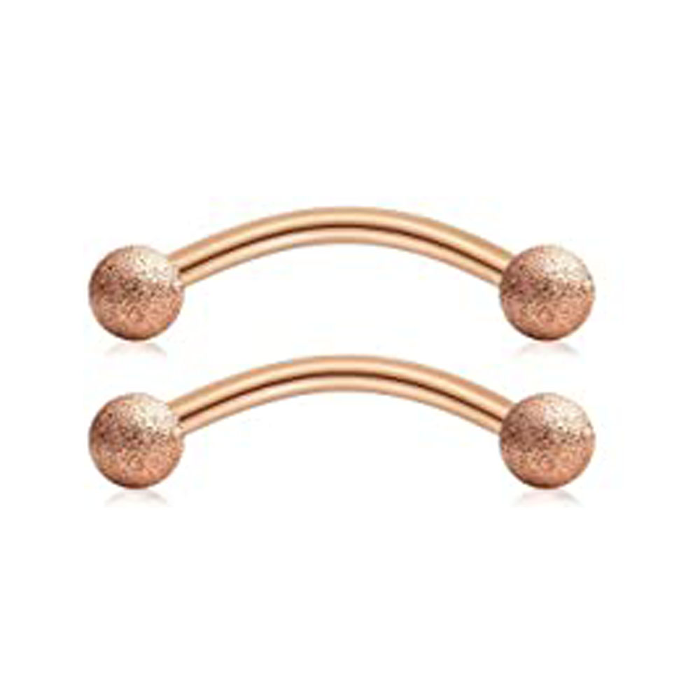 Anéis de mamilo longos de aço  - Nipple Bar Curved avaliação e preço
