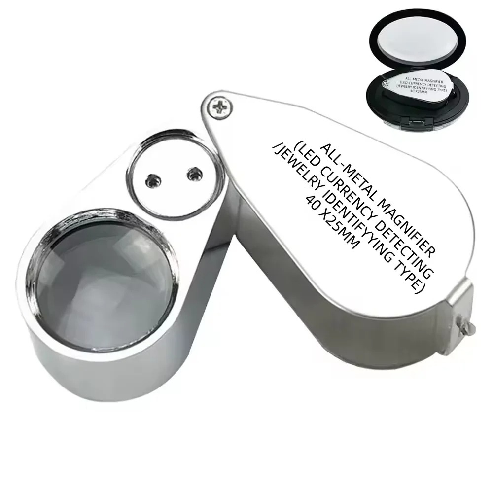 Lupa Iluminada 40X com Luz UV  - Body Jewelry Repair avaliação e preço