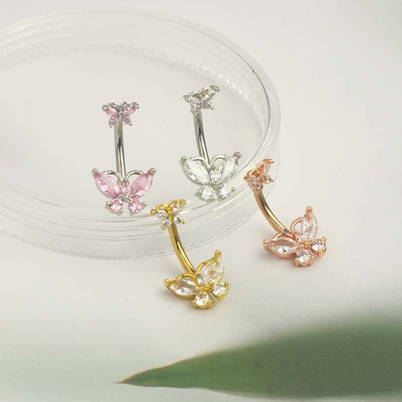 1 peça de piercing de umbigo e - Body Jewelry Europe avaliação e preço