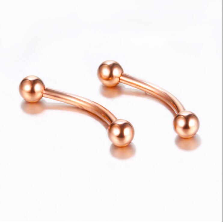 10 pc/lote Bananas Sobrancelha - Nipple Bar Curved avaliação e preço