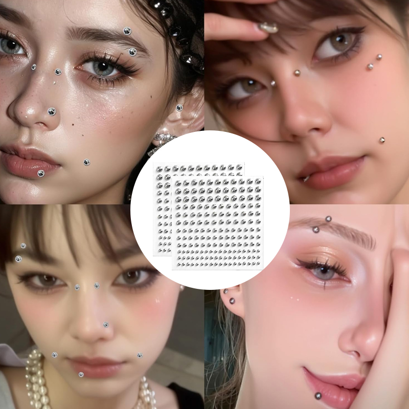 Adesivos Falsos Prateados para - Body Jewelry Lip Ring avaliação e preço