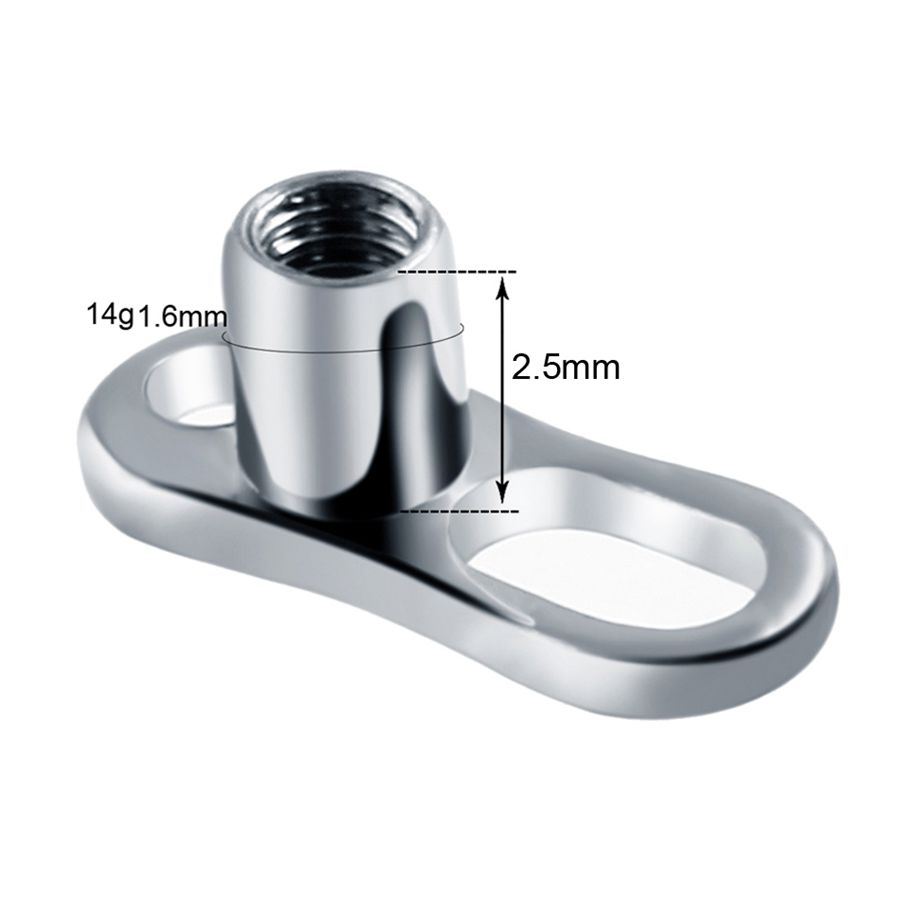 10 pçs/lote G23 Titânio Micro  - Body Jewelry Dermal avaliação e preço