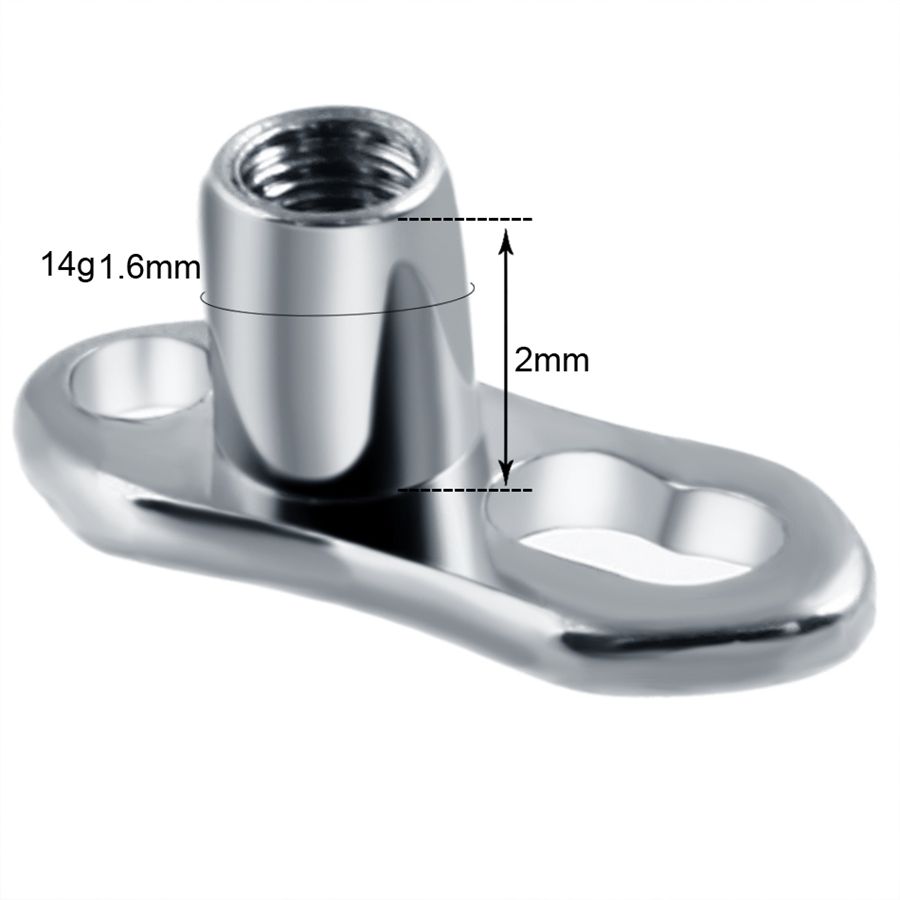 10 pçs/lote G23 Titânio Micro  - Body Jewelry Dermal avaliação e preço