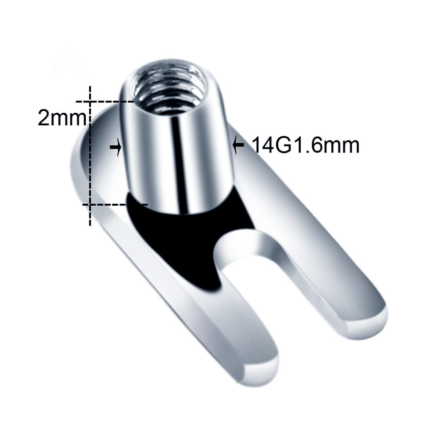 10 pçs/lote G23 Titânio Micro  - Body Jewelry Dermal avaliação e preço