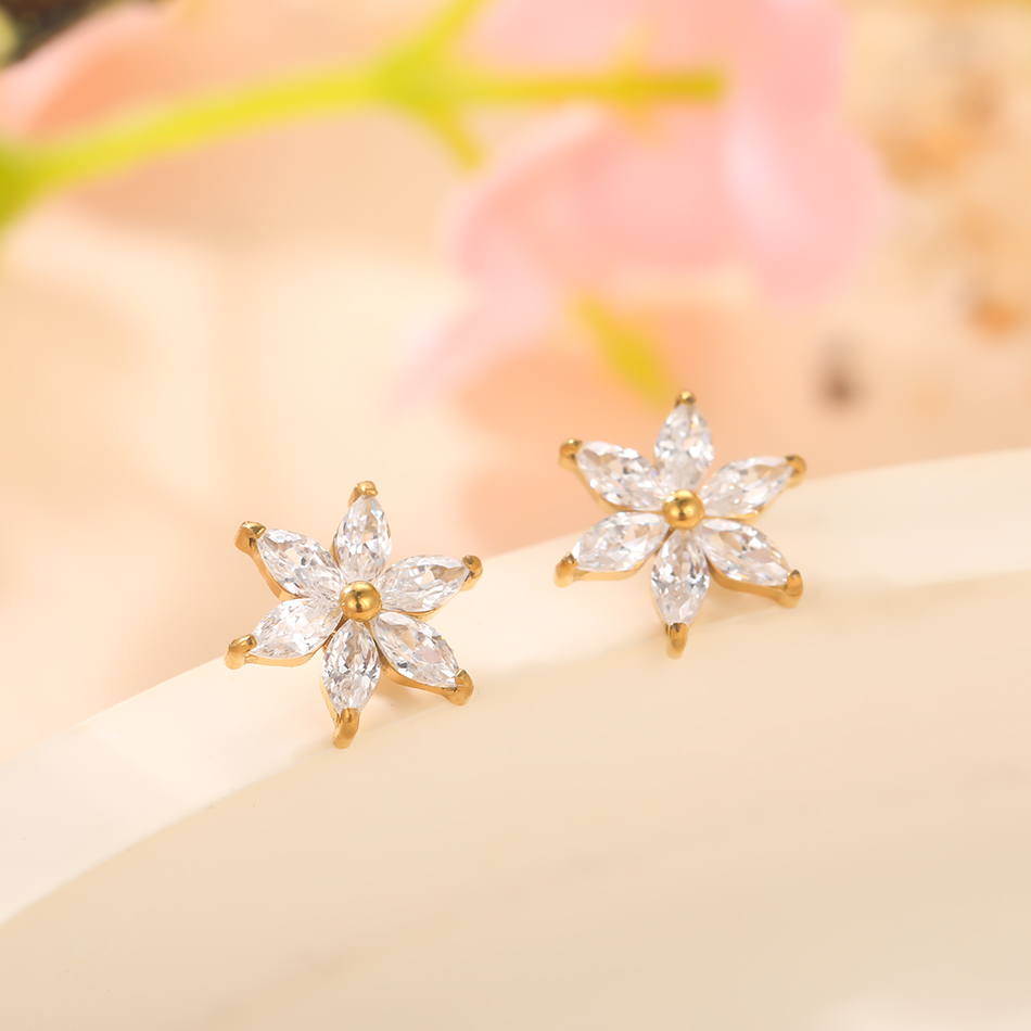 1/5 pçs titânio cristal flor â - Body Jewelry Dermal avaliação e preço
