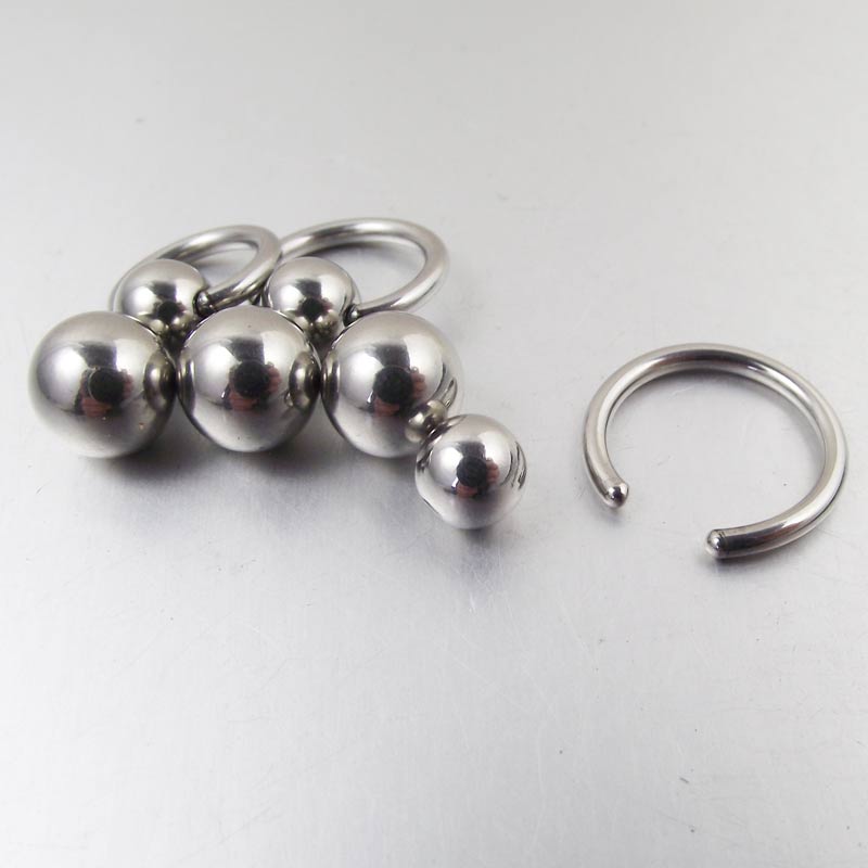 1 peça de aço inoxidável duplo - Nipple Bar Curved avaliação e preço