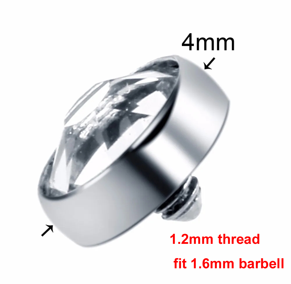 Base de âncora dérmica de titâ - Body Jewelry Dermal avaliação e preço