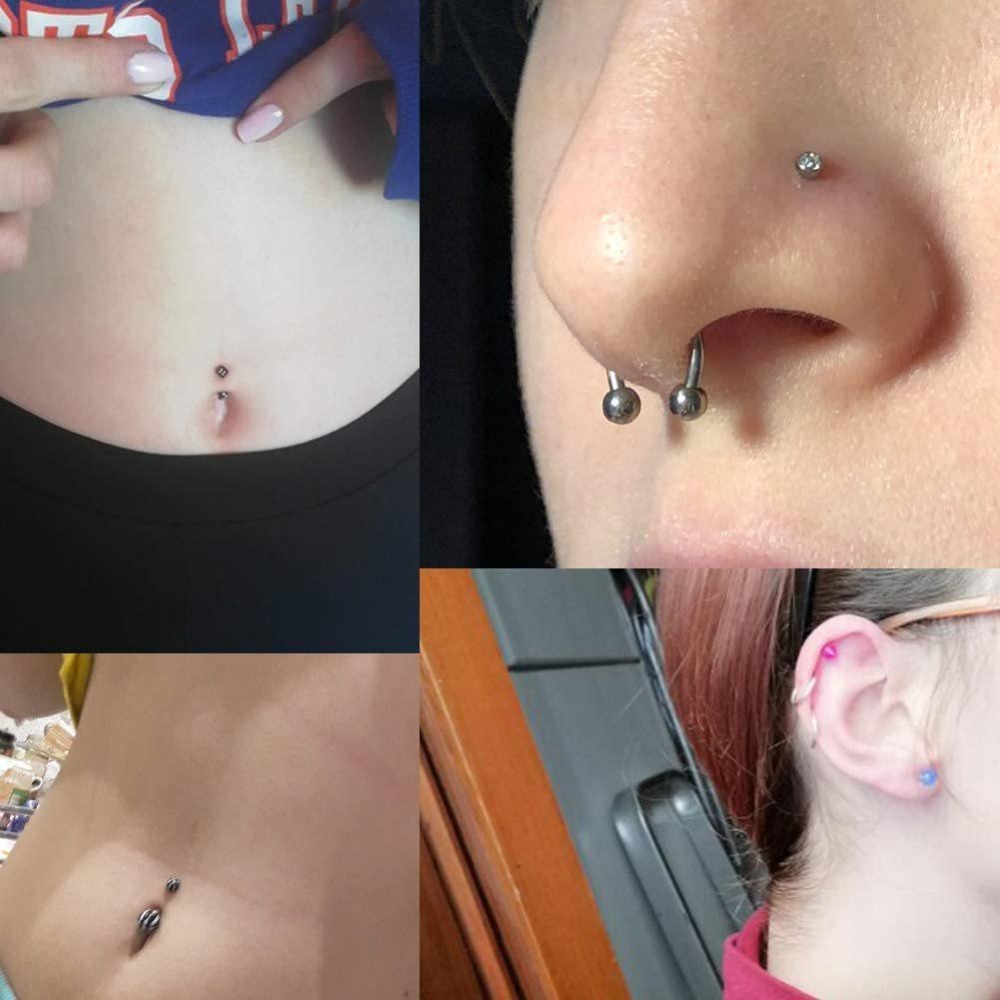 Kit de Piercing Corporal com 1 - Body Jewelry Lip Ring avaliação e preço