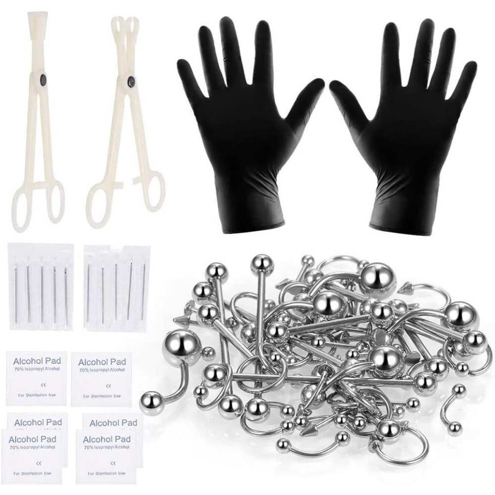 Kit de Piercing Corporal com 1 - Body Jewelry Lip Ring avaliação e preço