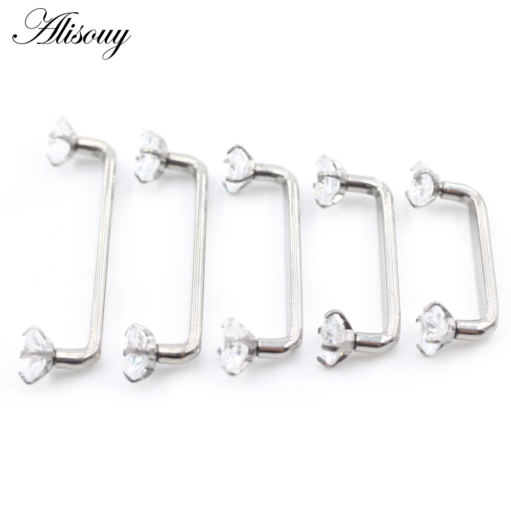 Alisouy 1PC Titânio Coração Es - Body Jewelry Dermal avaliação e preço