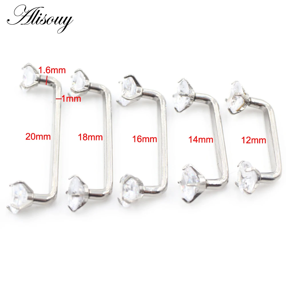 Alisouy 1PC Titânio Coração Es - Body Jewelry Dermal avaliação e preço