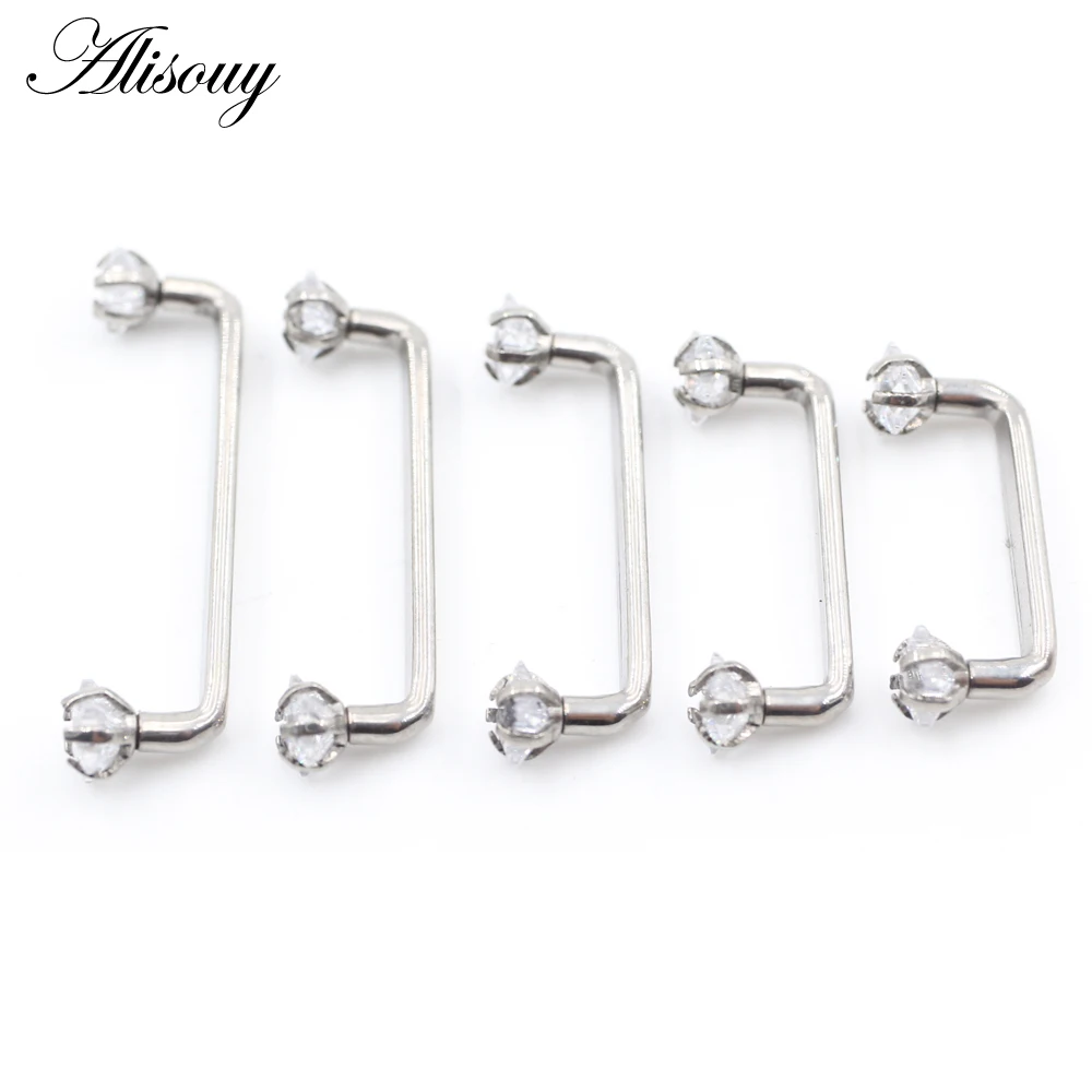 Alisouy 1PC Titânio Coração Es - Body Jewelry Dermal avaliação e preço