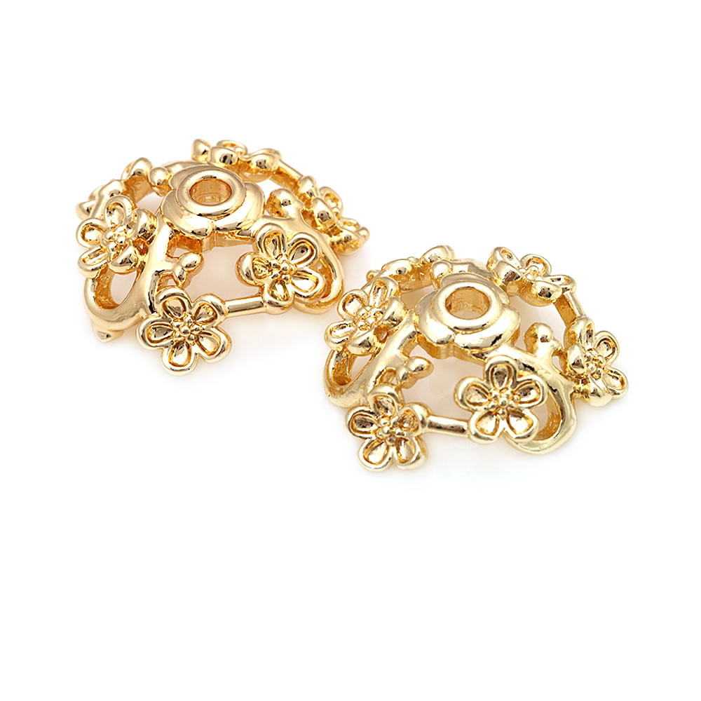 Flower Shape Brass Beads para  - Body Jewelry High Quality avaliação e preço