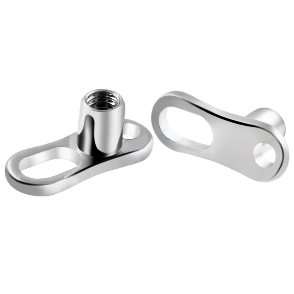 1 peça piercings de titânio g2 - Body Jewelry Dermal avaliação e preço
