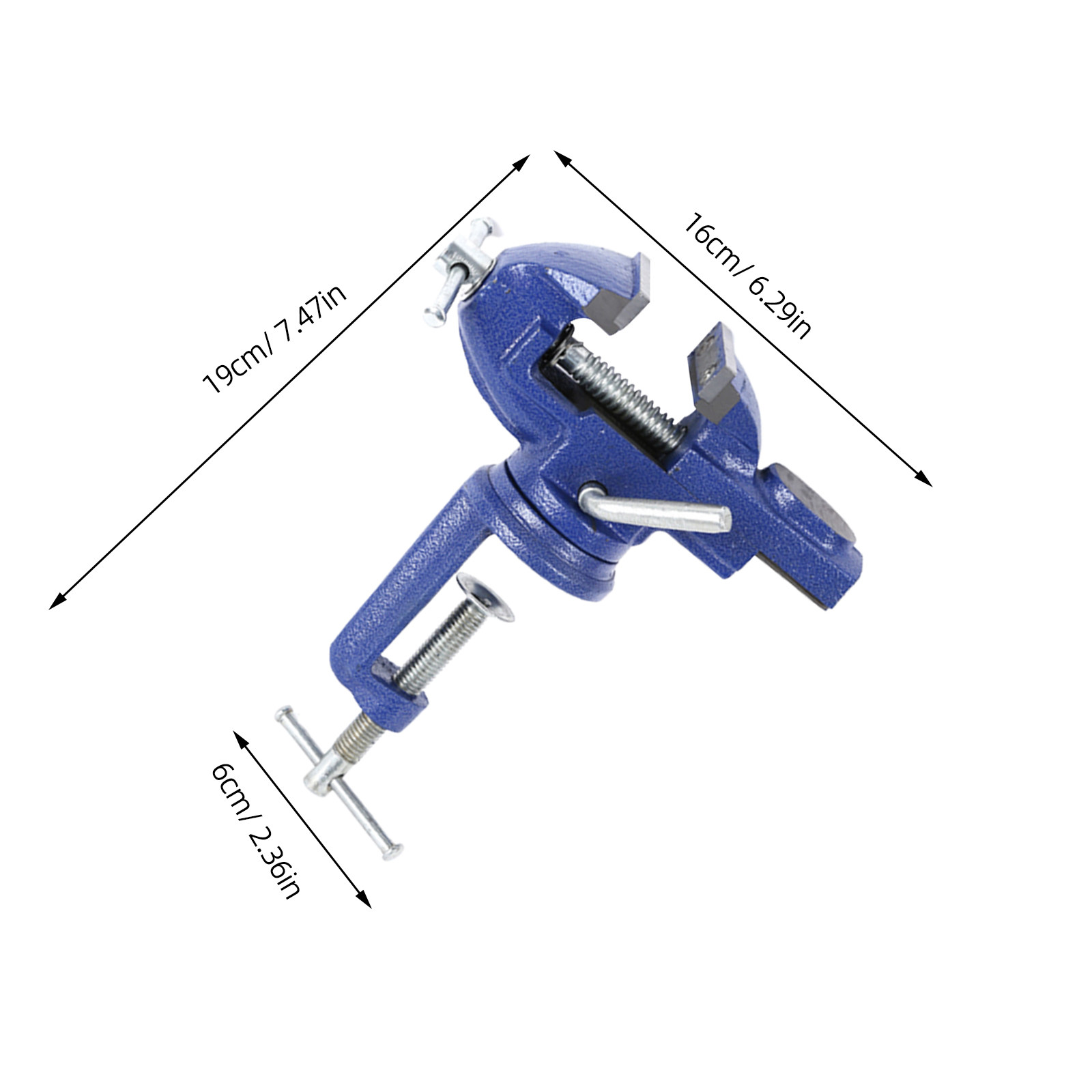 Mini Morsa de Mesa Rotativa de - Body Jewelry Repair avaliação e preço