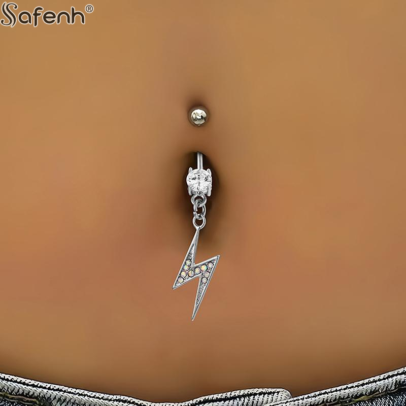 1 peça Piercing de Umbigo de C - Body Jewelry High Quality avaliação e preço