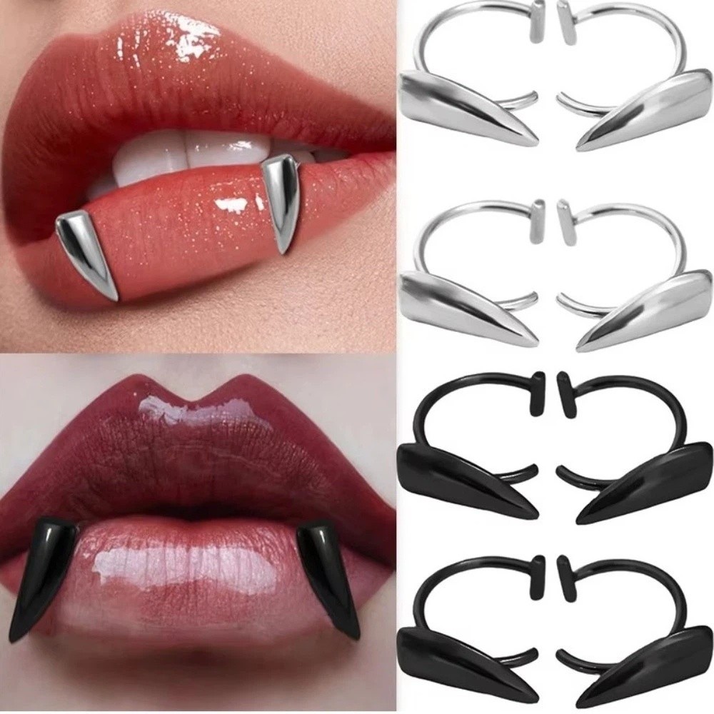Conjunto de 2 Peças: Anel Labi - Body Jewelry Lip Ring avaliação e preço