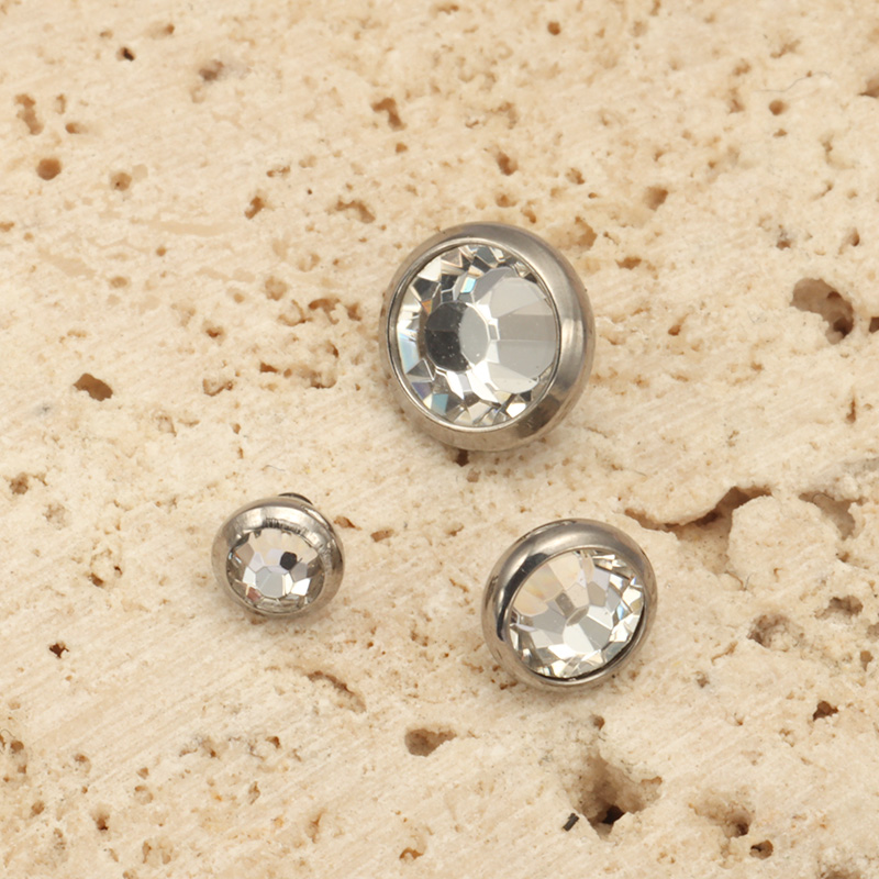 1 peça astm f136 moldura de ti - Body Jewelry Dermal avaliação e preço