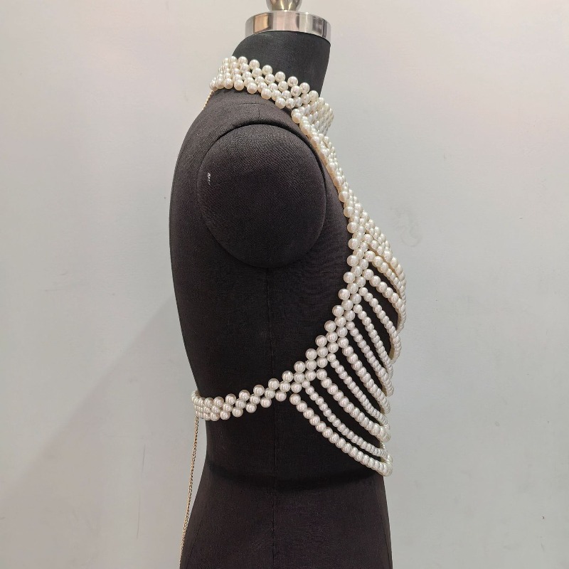 Corrente de peito com contas e - Body Jewelry High Quality avaliação e preço