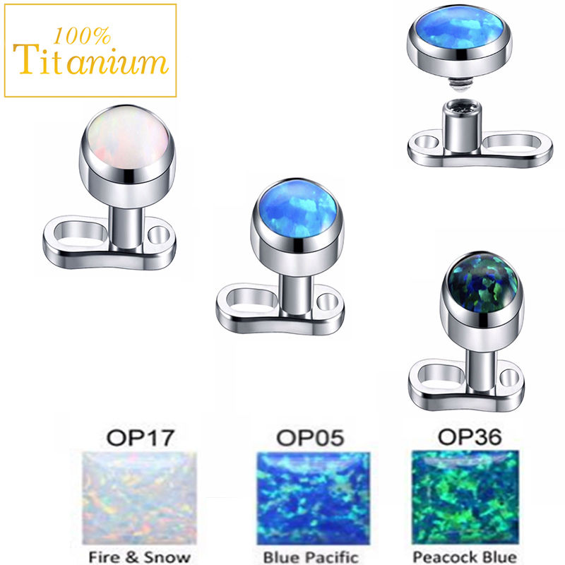 Opal Micro Dérmico Piercing Ân - Body Jewelry Dermal avaliação e preço