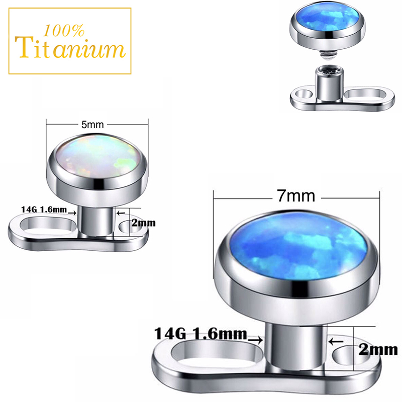 Opal Micro Dérmico Piercing Ân - Body Jewelry Dermal avaliação e preço