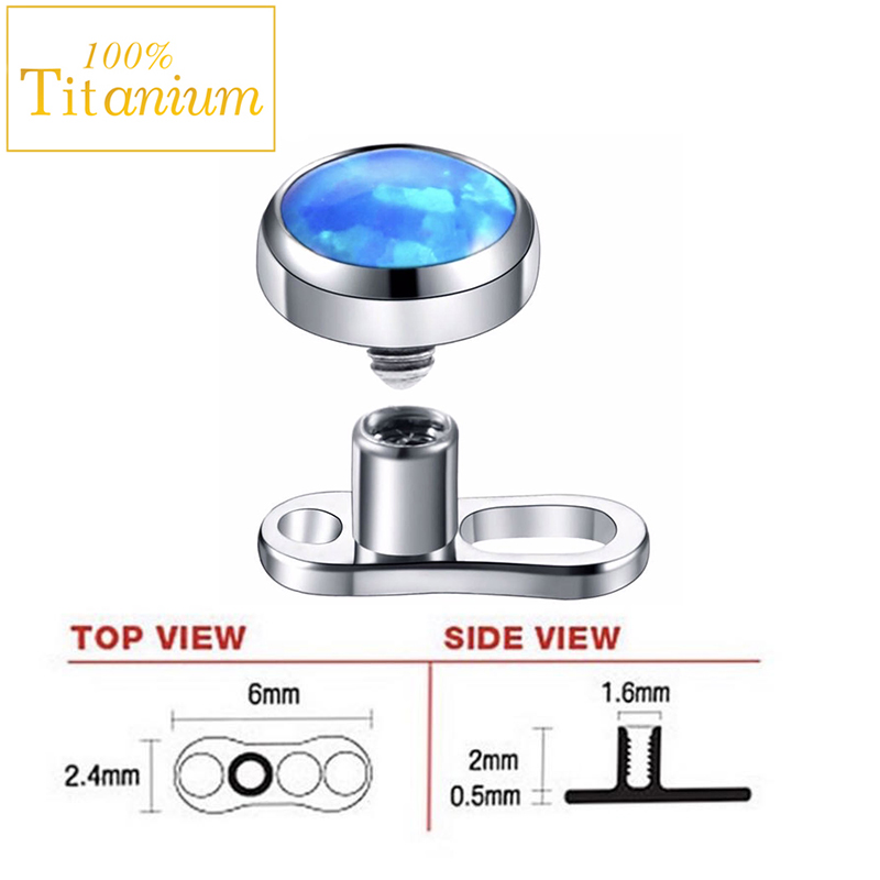 Opal Micro Dérmico Piercing Ân - Body Jewelry Dermal avaliação e preço
