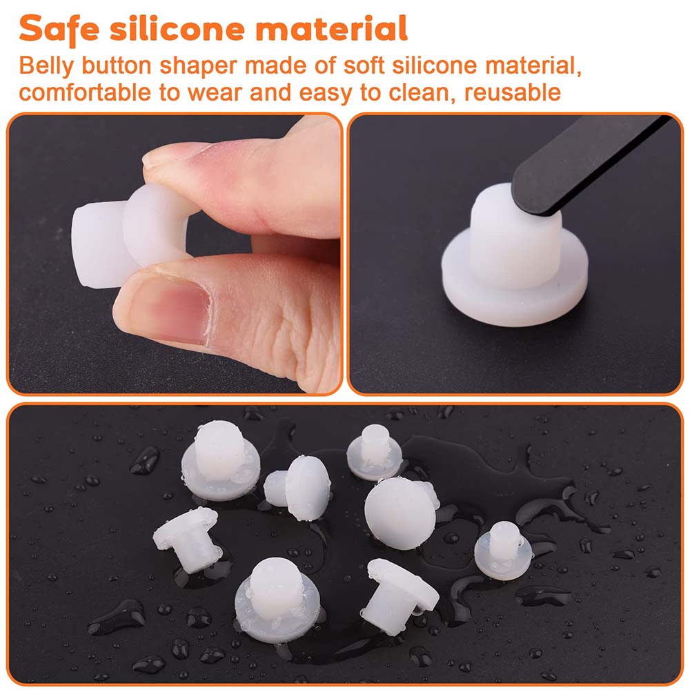 1pc silicone umbigo plug umbig - Body Jewelry Repair avaliação e preço